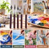 5pcs Art Oil Painting Scraper Paint Scraper Wooden Handle Palette