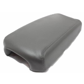 Kar Designers Fits 13-18 Nissan Altima Gray Synthetic Leather Center Console Armrest Cover