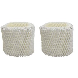 Air Filter Factory 2-Pack Replacement for Holmes HWF62, HWF62D, HWF-62, H62, H-62 Humidifier Wick Filters