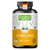 Raibu® Organic Turmeric Capsules, 180 Capsules, High Dosage with 3,000