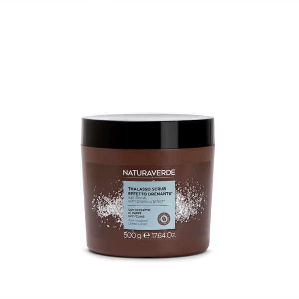 NATURAVERDE | Thalasso Körperpeeling mit Drainage-Effekt mit Kaffee-Extrakt Upcycling mit