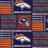 Broncos Patch Cotton Fabric - 1 Yard