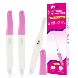Skylety 3 Pieces Fake Positive Pregnancy Test Prank Fake Early Result Pregnancy Test Always Turns Positive for Practical Joke(Pink)