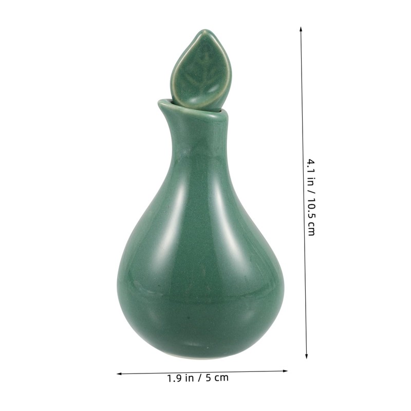 BIUDECO Essential Oil Bottle Ceramic Oil Jar Aromatherapy Purifier Empty