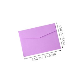 Gatuida 50Pcs Kraft Envelopes for Mini Parts Stamps Self Seal Storage Packets for Home Office Gardening Mixed Colors