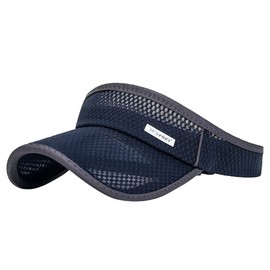 XRDSS - Gorra deportiva para exteriores, protección UV, transpirable, ajustable, para playa, golf, correr, tenis, Azul oscuro., Talla única