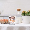 OXRUN Coffee Bar Decor, Farmhouse Kitchen Table Decor, Coffee and