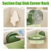 2pcs Suction Cup Sink Drain Strainer, Kitchen Sink Strainer Basket