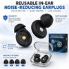 Reusable Noise Reducing Ear Plugs for Sleep – Comfortable In-Ear