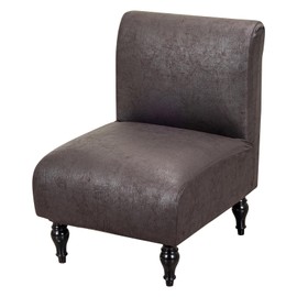 FUANGUI Armless Accent Chair Cover Slipcover, Stretch Spandex Chair Covers for Living Room Removable Washable for Armless Chair Furniture Protector