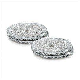 Bosch BHZUPAD1 - Panni mocio in microfibra per aspirapolvere Unlimited 7 ProHygienic Aqua, lavabili in lavatrice, colore: grigio