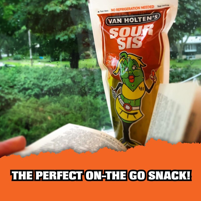 Van Holten's Pickles - Sour Sis Pickle-In-A-Pouch - 6 Pack