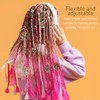 20pcs Shell Dreadlocks Ring DIY Cute Exqusite Hair Braiding Pendant