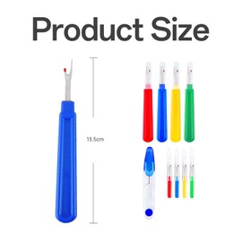 9 Pcs Seam Ripper,Seam Ripper,Stitch Unpicker Tool,Seam Rippers for Sewing,Seam Ripper with Scissors,for Opening and Closing Seams,Handicraft Production