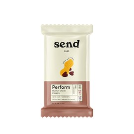 Send Bars, Recover Protein Bars, Peanut Cacao Crunch, 2.1 Ounce Bars, Pack of 8 Bars - Gluten Free, Vegan, 10g Plant Protein, Real Food, Easily Digestible