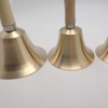 Toyvian Solid Hand Bell Brass Bell Service Bell Wooden Call