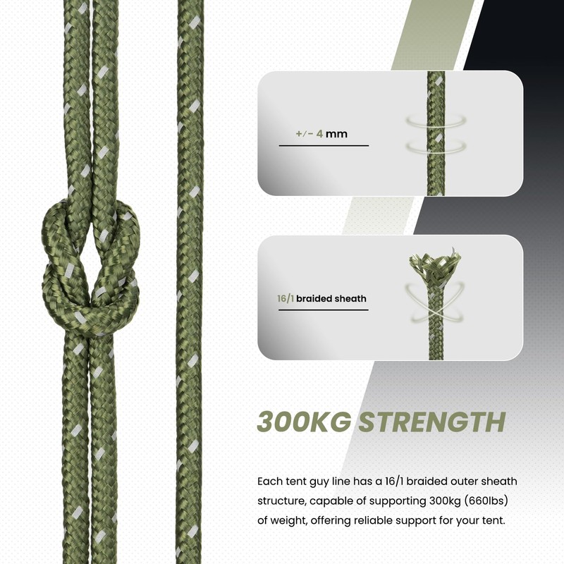 Abma Cord Guy Rope 4mm 30M Guy Line Tent Guide