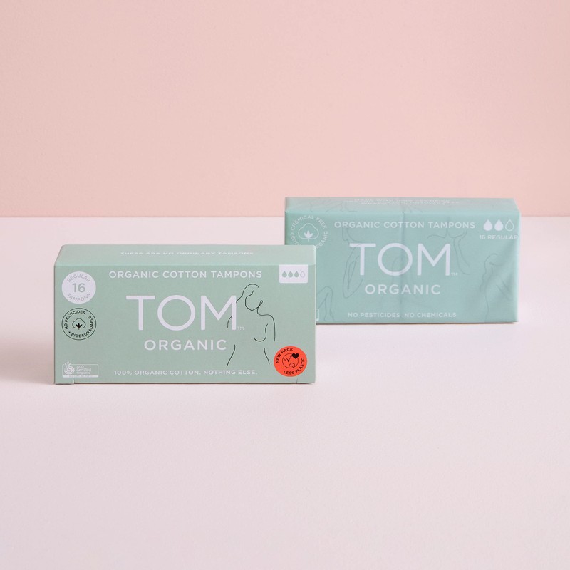 TOM Organic Regular Tampons, 16 count