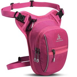 Peicees Leg Bag for Men Fanny Packs Women Men Outdoor Thigh Bags Motorcycle Ride Crossbody Backpack
