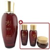 beautiful Sooryehan Hyobidam Fermented Essence Full Size + 3-Piece Gift Set / Essence 20ml + Emulsion 20ml + Cream 5ml, 1 Unit, 150ml / 수려한 효비담 발효 수액 본품+3종 기프트 세트/ 수액20ml+유액20ml+크림5ml, 1개, 150ml