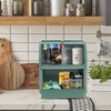 Pitmoly Stainless Steel Bread Box, 2 Layer Roll Top Bread