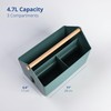 BLUE GINKGO Multipurpose Storage Baskets - Plastic Storage Bins with