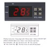 2Pcs STC-1000 Digital Temperature Controller 24V Thermostat Incubator Thermoregulator Relay