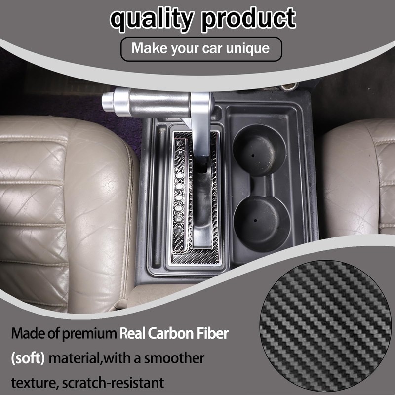 Lcojicep Gear Shift Panel Cover Trim Compatible with Hummer H2