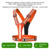 Reflective Vest USB Charging Safe Adjustable for Adults Runing Walking