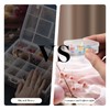 Pack of 20 Small Transparent Plastic Storage Box, Transparent Square