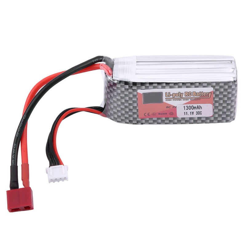 ZOP POWER 3S 11.1V 1300mAh 30C Rechargeable LiPo Battery with