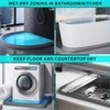 Hi-Na 3ft/5ft/6ft/8ft10ft Collapsible Shower Threshold Water Dam Water Barrier for