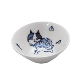 Mino Ware, Cat Plate, More Cats, Maruke Stacolasassa, Warping Type, 3.8 Pots, 1 Piece