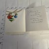 Vintage Uncle Christmas Card Greeting Card With Envelope Christmas Bulbs