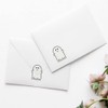 'Cute Ghost' Clear Sticker Decal – Waterproof Film for Windows,