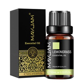 MAYJAM Essential Oil Lemongrass Aroma Oil 10ml Essential Oil 100% Natural Gift