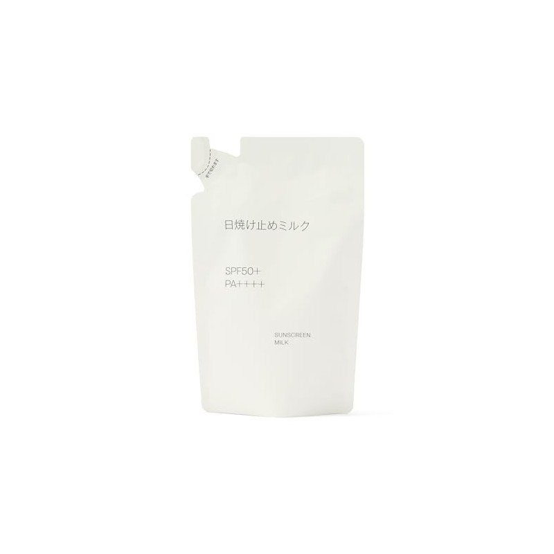 MUJI 84464966 Sunscreen Milk (For Refill), SPF50+ PA++++, 4.2 oz