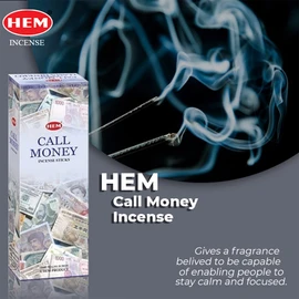 Call Money Hexa Incense Stick, 6packs X 20 Sticks= 120 Sticks