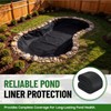 15 x 15 ft Pond Liner Underlayment with 10 U-pins,