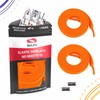 Sulpo Flat No Tie Shoelaces, Elastic Shoelaces with Metal Aglets,