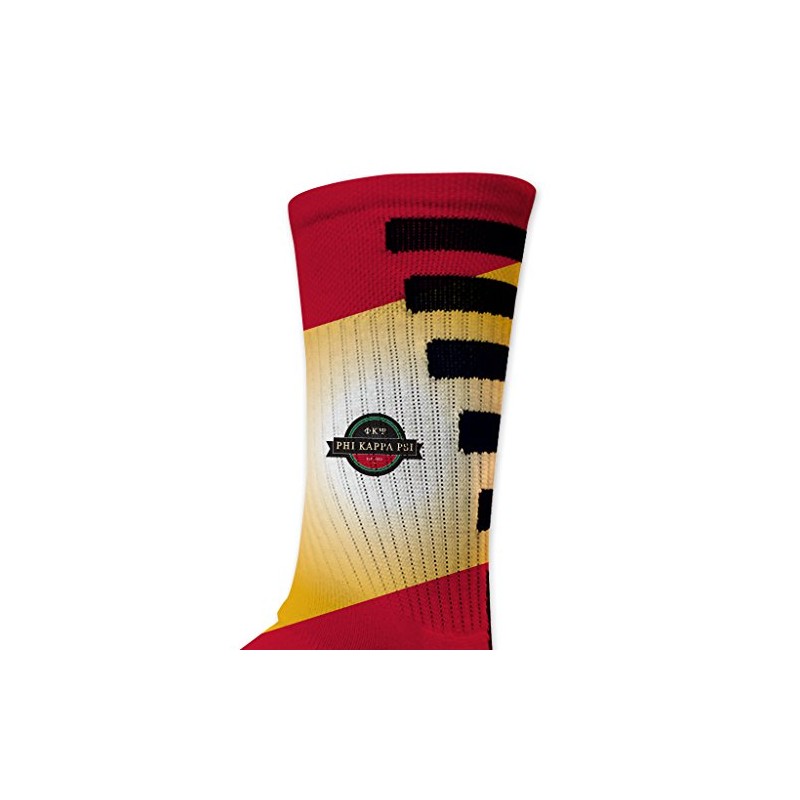 VictoryStore Phi Kappa Psi Performance Crew Sock w/Crest