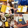 Tiorecime Server Book with Zipper Pocket for Waitress, Cute Waiter