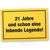 DankeDir! 21 Jahre Legende - Schild 30 x 20 cm