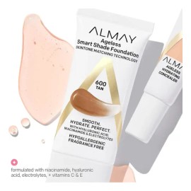 Almay Ageless Smart Shade Foundation, Base De Maquillaje Int