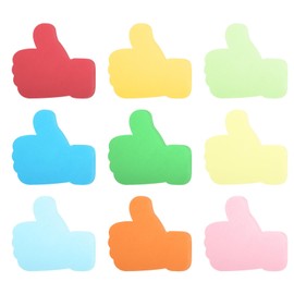 PATIKIL Bulletin Cutouts Paper, 54 Pcs Like Shaped Bulletin Board Paper Cut Outs Decorations for Classroom DIY Crafts Projects Party Supplies, Multicolored