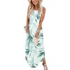 ANRABESS ANRABESS Women Casual Loose Sundress Sleeveless Split Maxi Long