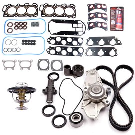 HUBDEPOT Engine Timing Belt Kit with Head Gasket Set and Thermostat For Acura MDX,For Acura TL,For Honda Odyssey,For Honda Pilot,For Honda Ridgeline, 3.2L,3.5L,
