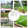 2 Pcs Sprinkler Guard, White Giant Yard Shield, Irrigation Splash