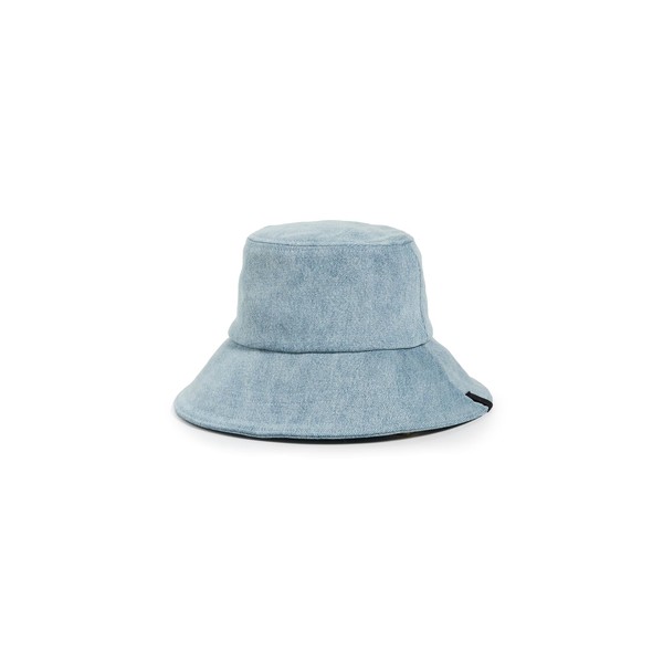 rag & bone Women's Harlow Bucket Hat, lwdnm, Blue, S-M