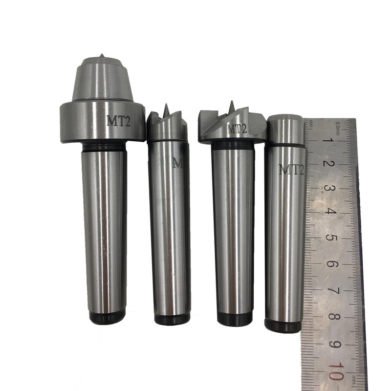 MT2 Live Center Wood Lathe Drive Spur Cup 4pcs Set